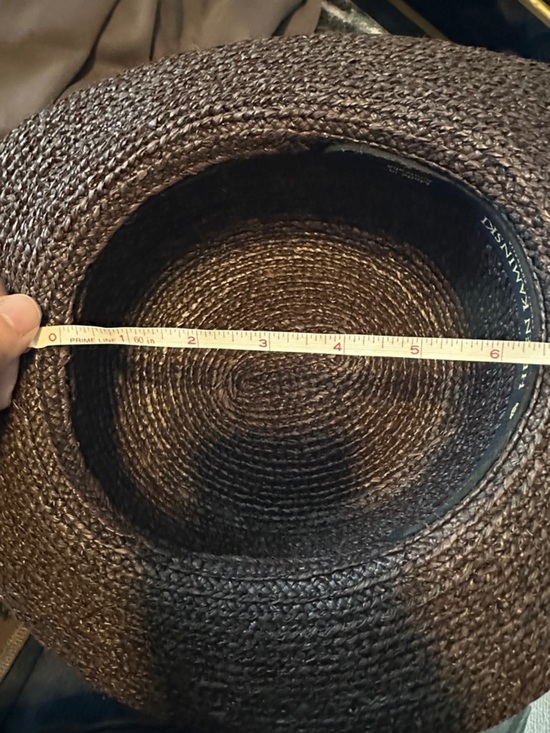Helen Kaminski Brown Raffia Hat Fits like a small Excellent Like New main image 8